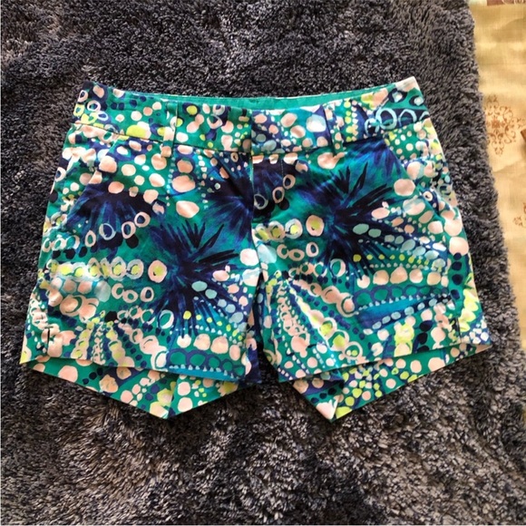 Lilly Pulitzer Pants - Lilly  Pulitzer Blue and Green Women's Shorts